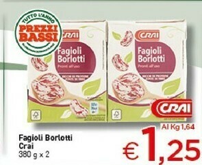 Crai Crai - fagioli borlotti offerta