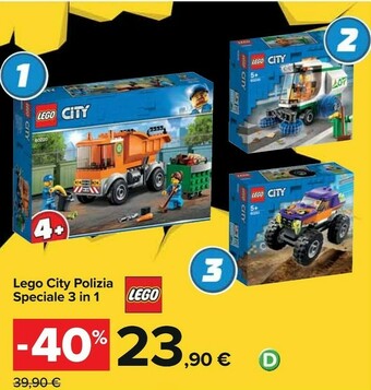 Carrefour Lego city offerta
