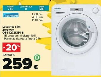 Carrefour Lavatrice offerta