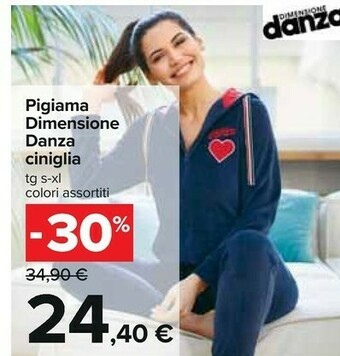 Carrefour Pigiama donna offerta