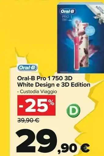 Carrefour Spazzolino elettrico oral b offerta