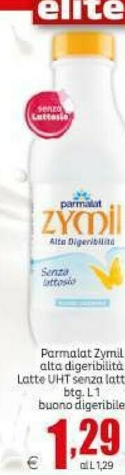 Elite Latte parzialmente scremato offerta