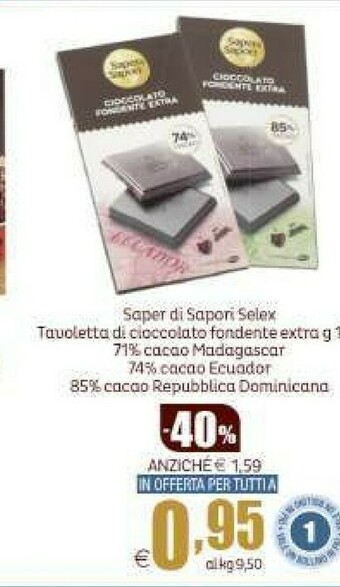 Elite Cioccolato offerta