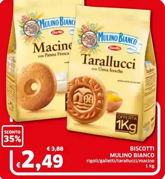 Ecu Discount Mulino Bianco Biscotti 1kg offerta