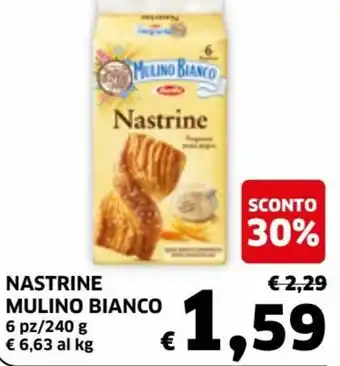 Mulino Bianco Nastrine 6pz/240g