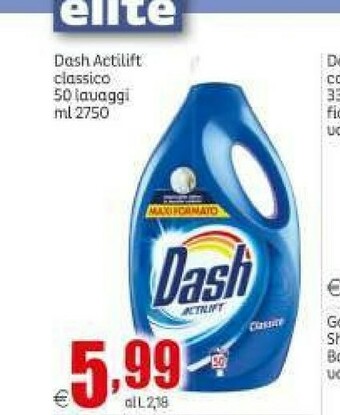 Elite Detersivo lavatrice offerta