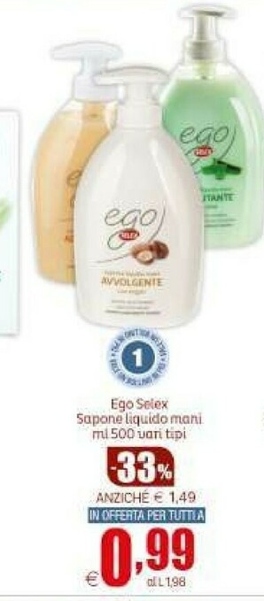 Elite Sapone liquido offerta