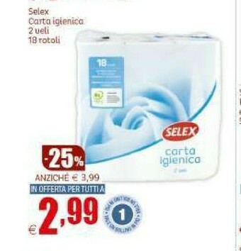 Elite Carta igienica offerta
