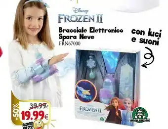 Frozen 2 bracciole elettronico spara neve frn67000