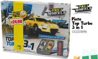 Fast wheels pista top turbo 3 in 1 gg1210096