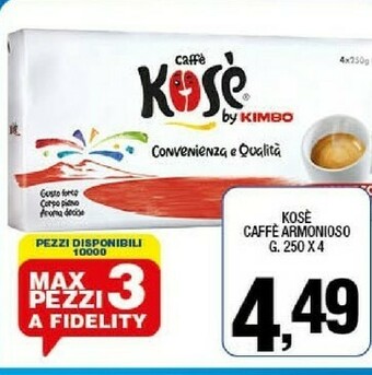 Sigma Caffè offerta
