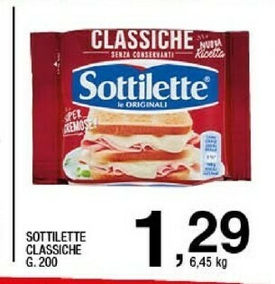 Sigma Sottilette offerta