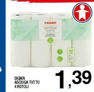 Sigma Rotoli di carta offerta