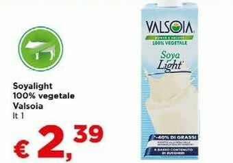 Metà Latte di soia offerta