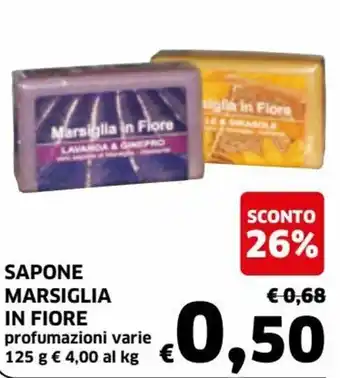 Sapone Marsiglia in Fiore 125g
