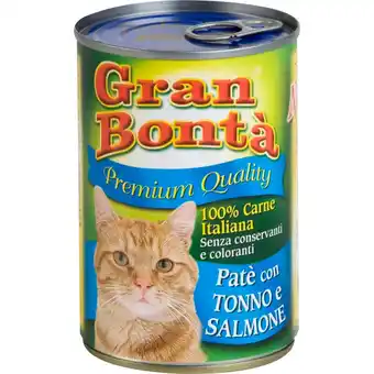 Qui Discount PATE' CANE/ GATTO GRANBONTÀ VARI GUSTI 400 GR offerta