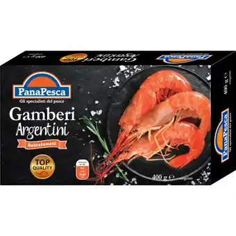 Qui Discount GAMBERI INTERI ARGENTINI L2 PANAPESCA 400 GR offerta