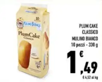 Conad City Plum cake classico mulino bianco offerta