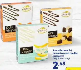 In'S Mercato Scorzette arancia/limone/zenzero candite e ricoperte 200g offerta