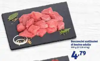 In'S Mercato Bocconcini sceltissimi di bovino adulto 500g offerta