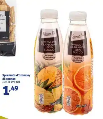 In'S Mercato Spremuta d'arancia/di ananas 75cl offerta