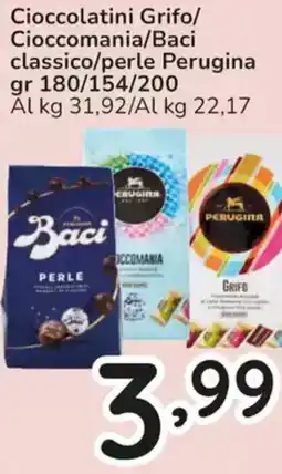 Famila Cioccomania/baci classico/perle perugina gr 180/154/200 offerta