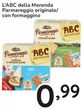 Famila L'abc della merenda parmareggio originale/ con formaggino offerta