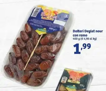 In'S Mercato Datteri Deglet nour con ramo 400g offerta