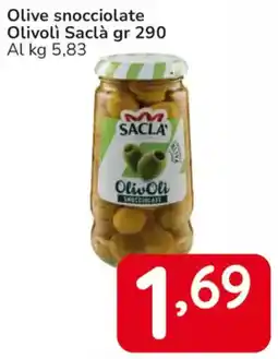 Famila Olive snocciolate olivoli saclà offerta