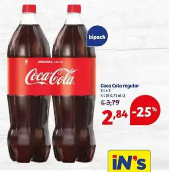 In'S Mercato Coca Cola regular 2L x 2 3L offerta
