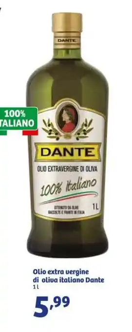 In'S Mercato Dante Olio extra vergine di oliva italiano 1L offerta