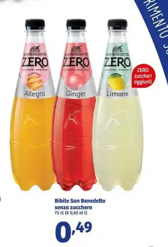 San Benedetto Bibite senza zucchero 75cl