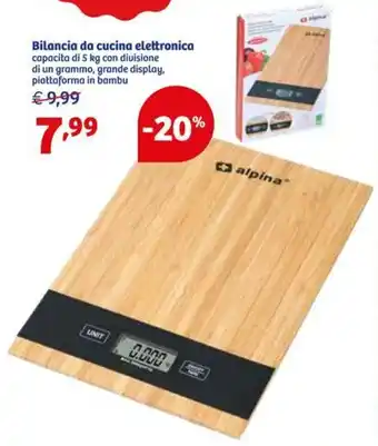 In'S Mercato Alpina Bilancia da cucina elettronica offerta