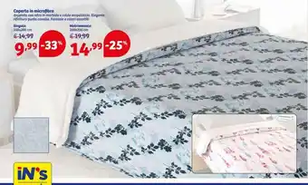In'S Mercato Coperto in microfibra 150x200 cm offerta