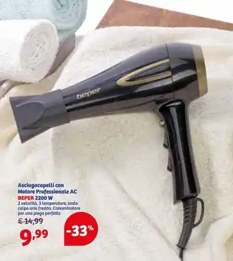 In'S Mercato Beper 2200W Asciugacapelli con offerta