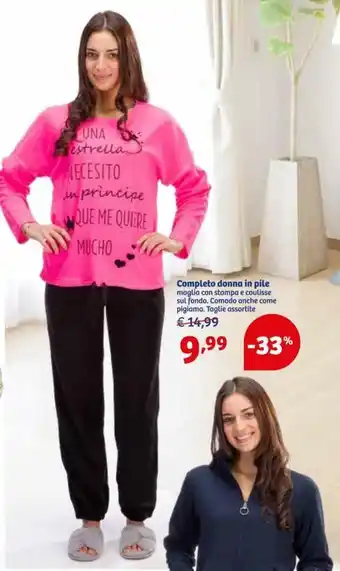 In'S Mercato Completo donna in pile offerta