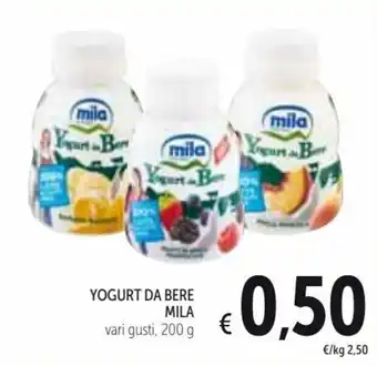 Spazio Conad Mila Yogurt Da Bere 200g offerta