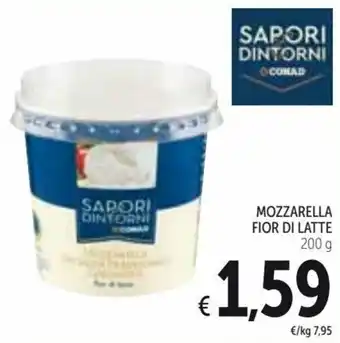 Spazio Conad Fior Di Latte Mozzarella 200g offerta