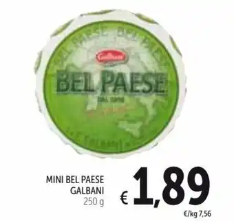 Spazio Conad Galbani Mini Bel Paese 250 g offerta
