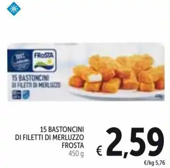 Spazio Conad Frosta 15 Bastoncini Di Filetti Di Merluzzo 450 g offerta