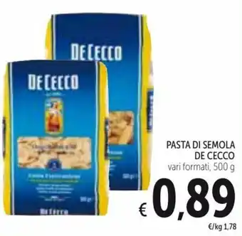 Spazio Conad De Cecco Pasta di Semola 500 g offerta