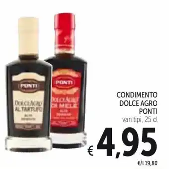 Spazio Conad Ponti Condimento Dolce Agro 25 cl offerta