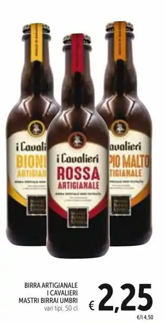 Spazio Conad I Cavalieri Mastri Birrai Umbri Birra Artigianale 50 cl offerta