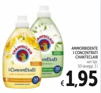 Spazio Conad Chanteclair Ammorbidente I Concentrati 50 lavaggi 1l offerta