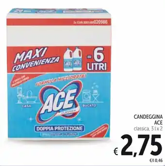 Spazio Conad Ace Candeggina Classica 3l x 2 offerta