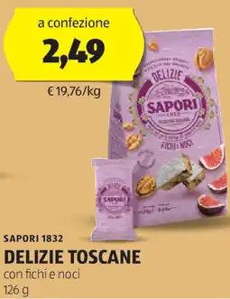 ALDI Sapori 1832 delizie toscane offerta