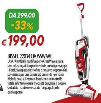 Galassia BISSEL 22034 CROSSWAVE offerta