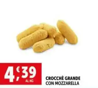 Deco Superfreddo Crocchè grande con mozzarella offerta