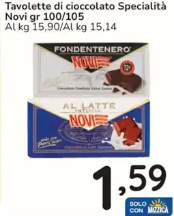 Famila Tavolette di cioccolato specialità Novi offerta