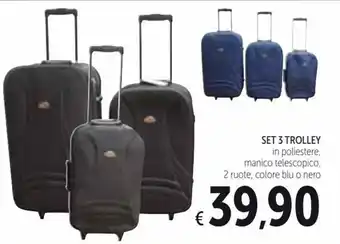 Spazio Conad Set 3 Trolley offerta